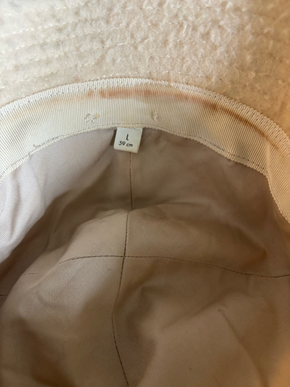 Gucci Orgasmique Adult Cream bucket hat - Picture 4 of 4